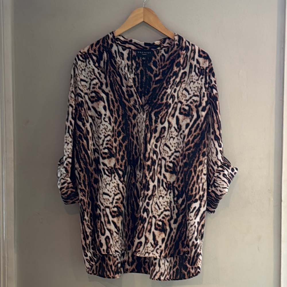 Animal Print Blouse